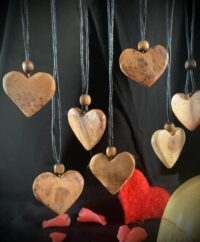 Cœur en Olivier ou en cade