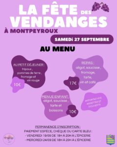 LA FÊTE DES VENDANGES