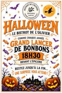 Halloween au Bistrot de l’Olivier
