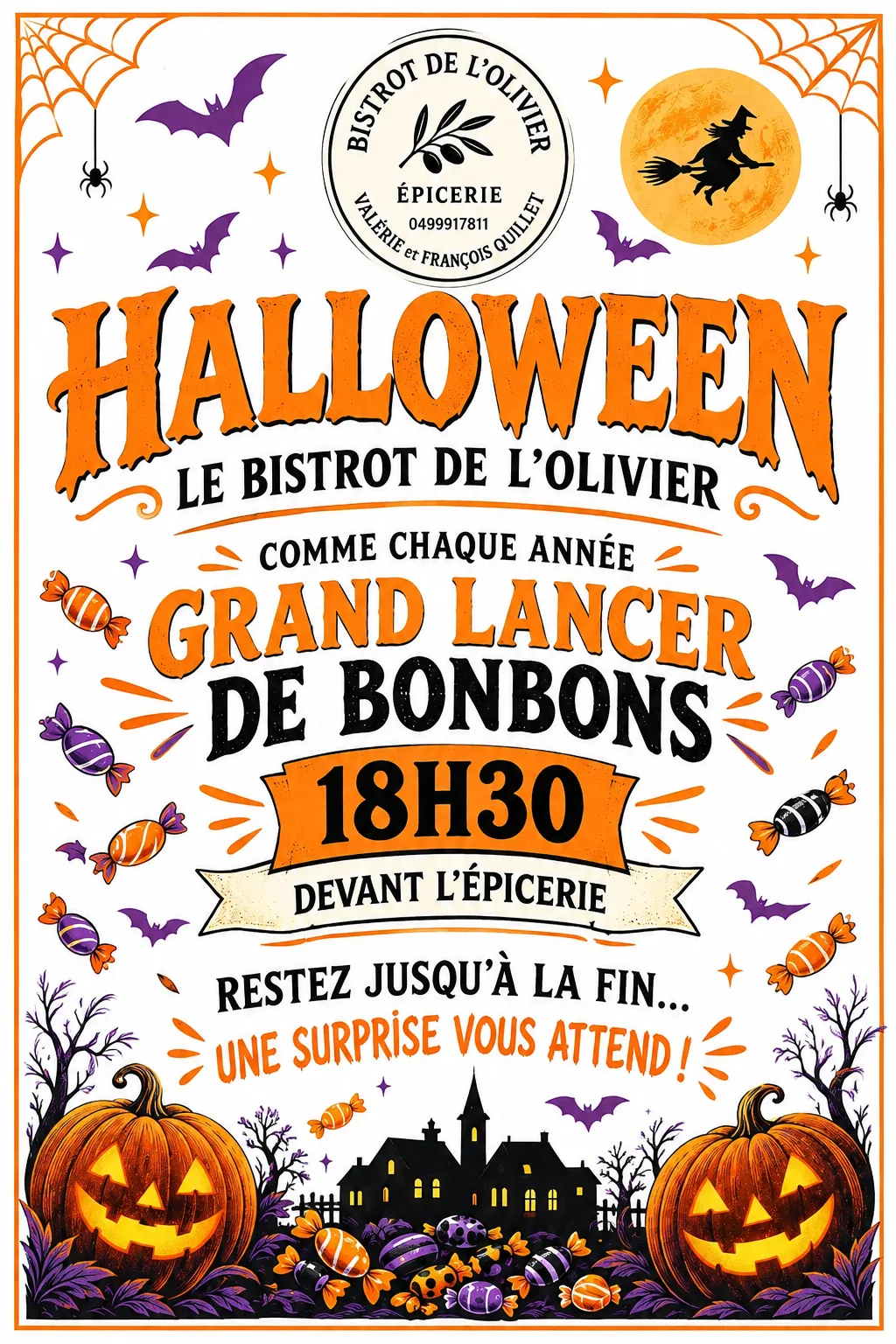 Halloween au Bistrot de l’Olivier